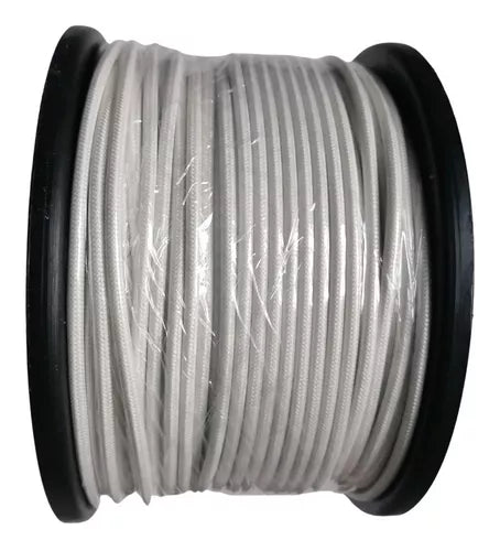 10 Metros Cable para alta temperatura silicón y fibra 200°  Calibre 12 Cobre Estañado Termaflex