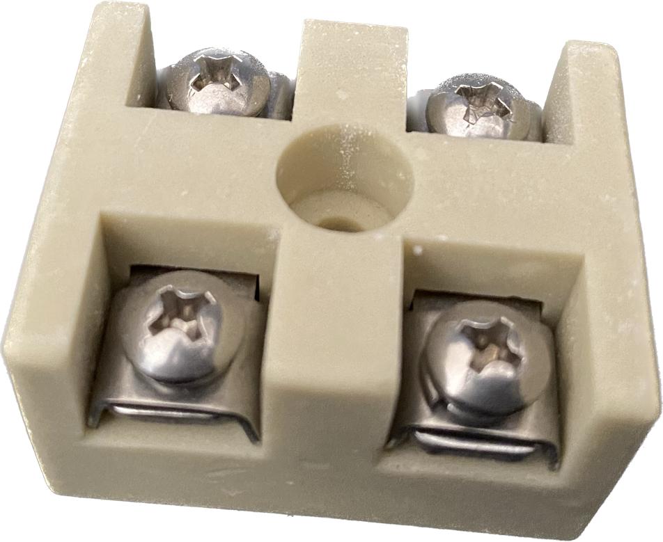 21 Pzas Terminal Block Cerámico 30 Amp 250v 2 Polos