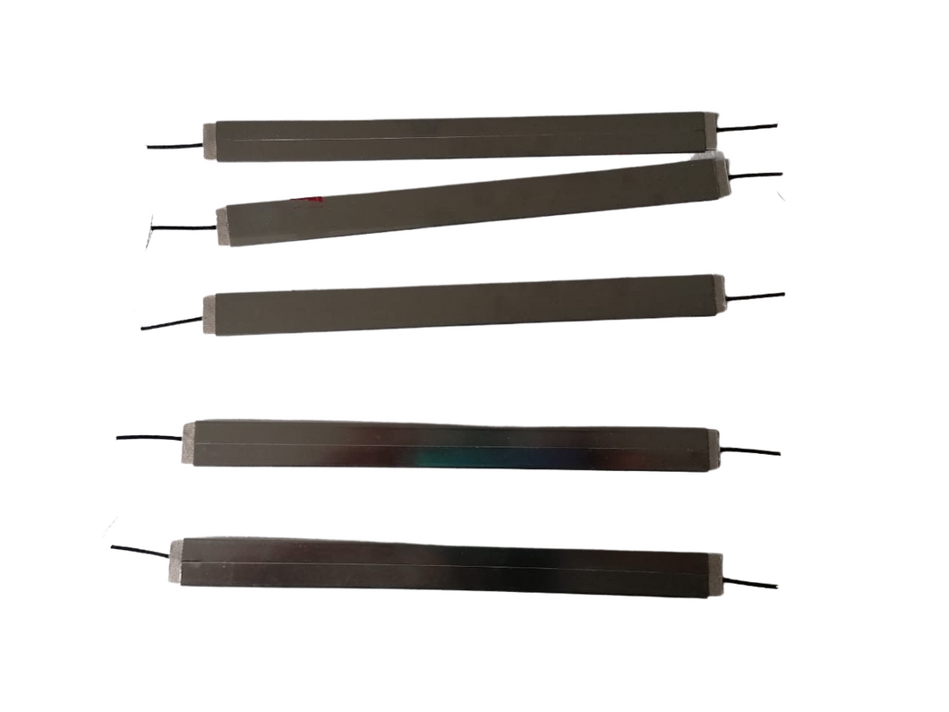 6 PZAS Resistencia ELECTRICA Plana De 2 CMS ANCHO X 25 Cms LARGO 120V