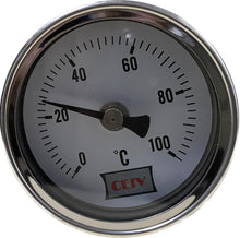 Cargar imagen en el visor de la galería, Ceiv Termometro Bimetalico/COCINAS DE 3.5 PULGADAS LARGO Y 1/4 NPT
